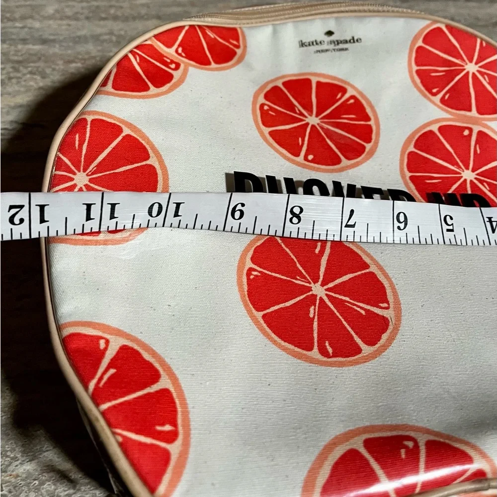 Kate Spade Citrus Print Pucker Up Cosmetic Pouch